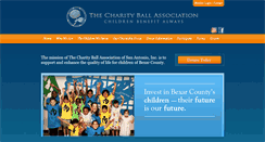 Desktop Screenshot of charityballassociation.org